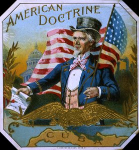 American Doctrine Cigar Box Label by American School